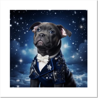 Blue Nose Staffy Posters and Art